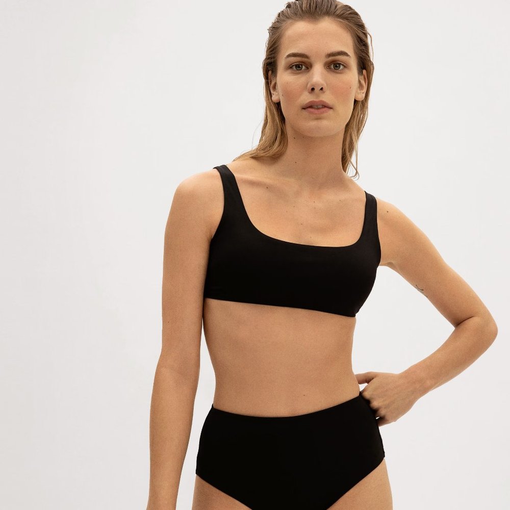 NWT Everlane The Square-Neck Bikini Top